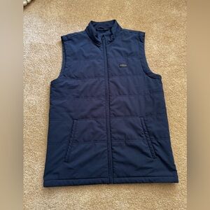 Navy Blue Quilted Vest